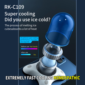 อุปกรณ์ระบายความร้อนโทรศัพ<span class=keywords><strong>ท</strong></span>์<span class=keywords><strong>มือ</strong></span><span class=keywords><strong>ถือ</strong></span> Aquina True Ice Cell Cooler Bracket วัสดุ ABS สำหรับเล่นเกม ตัวยึดแบบยืดหยุ่นขนาดเล็ก ใช้ได้กับโ<span class=keywords><strong>ท</strong></span>รศัพ<span class=keywords><strong>ท</strong></span>์ทุกรุ่น - Product Image 3