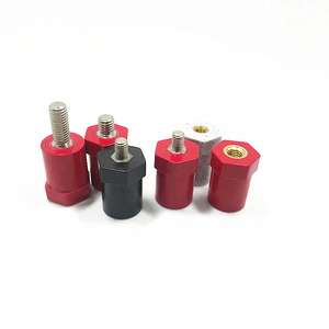 Cột cách điện màu đỏ lục giác M8 * 30 D20 * 30H cột cách điện màu đỏ điện áp thấp cho các ứng dụng điện áp cao - Product Image 2