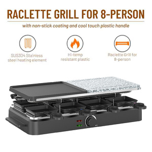 Gril Électrique Portable Commercial et Domestique pour Steaks et Poulets, Plaque de Cuisson Verticale Sans Fumée, Machine à <span class=keywords><strong>Raclette</strong></span> Intérieure - Product Image 3