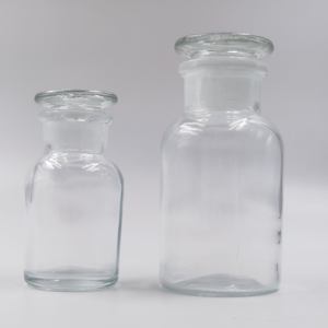 Bouteille à réactifs en verre ambré transparent à large ouverture, hermétique, avec bouchon en liège, sérigraphiée Hebei, pour pharmacie – Meilleures ventes - Product Image 6