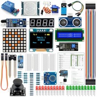 Kit de 0,96 pouce 1602 adapté au pack de composants UNO R3, kit de démarrage pour débutants MEGA2560