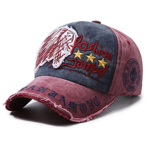 Baseball Cap Vintage Distressed Casual Outdoor Sports Hat <strong>Spring</strong> <strong>Autumn</strong> Sun Hat Letter Embroidery Duckbill Cap Men - Product Image 6