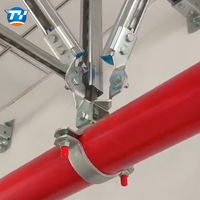 Colliers sismiques électrogalvanisés UTT63 – Pièces d'assemblage compatibles pour supports à étrier, supports à boucle et colliers de tuyauterie