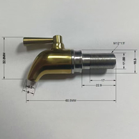 Couleur cuivre acier inoxydable robinets robinet projet bière robinet vin baril pot boisson eau boisson distributeur robinet