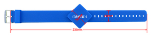 Dài phạm vi UHF RFID cao su dây đeo cổ tay không thấm nước tùy chỉnh y tế RFID <span class=keywords><strong>NFC</strong></span> Silicone Vòng đeo tay - Product Image 5