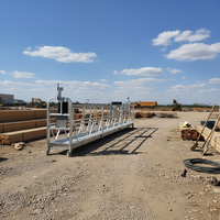 Plateformes de travail suspendues d'occasion en alliage d'aluminium et acier Q235 ZLP630/800 pour la construction