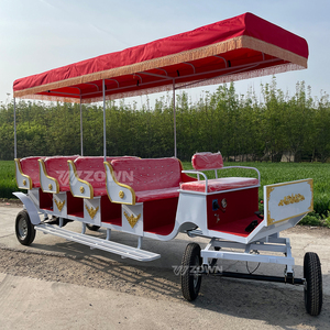 Charrette Électrique de Haute Qualité à 4 Roues pour Visites Touristiques, Décoration de <span class=keywords><strong>Mariage</strong></span> et Visites de Parcs - Product Image 5