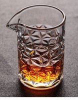 Verre à cocktail en cristal, tasse de mélange et d'agitation de cocktail de bar à la maison, ensemble d'outils de mélange de cocktail, ustensiles