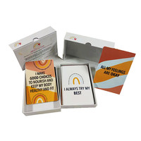 Cartes éducatives pour enfants, impression personnalisée, impression double face, 56 designs différents