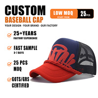 Gorras de Camionero Unisex de Estilo Americano con Letras Impresas, Transpirables, Ajustables, con Protección Solar para Exteriores