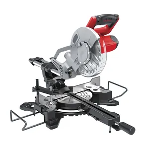 Hantechn Professional Power Wood Cutting Table Saw 120V 230V Electric Aluminum Compound 1500W Miter Saw