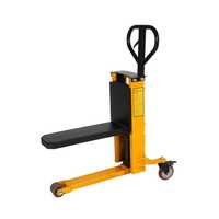 Gerbeur manuel à fourche simple SNIOLIFT, élévateur à palettes manuel, largeur de fourche 550 mm, équipement de manutention 1 tonne
