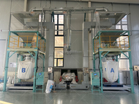 Machine d'emballage automatique personnalisable pour sacs de 800 kg à 1 500 kg, pour matériaux en poudre, avec remplissage et dosage quantitatif pour grands sacs