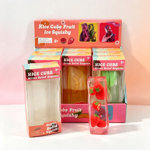 Jouet anti-stress réaliste en forme de banane transparente à presser, jouet d'imitation, adapté aux garçons et aux filles, petit cadeau - Product Image 2