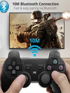 PS3 Super Slim inalámbrico para <span class=keywords><strong>Bluetooth</strong></span> Joystick Play Station 3 Dual Vibration 6 Axis Gyro <span class=keywords><strong>Gamepad</strong></span> Controller PC Joystick <span class=keywords><strong>Gamepad</strong></span> - Product Image 6