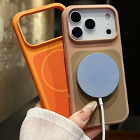 MOQ 500 Desain Baru Casing Silikon Cair Magnetik untuk iPhone 18 Pro Max 17 16 15 Pro Casing Ponsel Silikon Magnetik Ukiran Laser