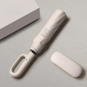 Wholesale Reinforce Ring Clasp Fully Automatic <b>Umbrella</b> Men Women 10 Double Bone Large Folding <b>Windproof</b> Strong Waterproof - Product Image 1