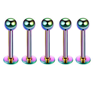 Hélice de acero inoxidable para uñas, Kit de mancuerna curvada, <span class=keywords><strong>Tragus</strong></span>, anillo para labio, <span class=keywords><strong>flecha</strong></span>, cono, ceja, Piercing para el cuerpo, joyería al por mayor - Product Image 5