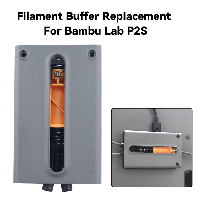 Upgraded Filament Buffer Replacement For Bambu Lab P2S Smooth And Safe Feeding For 3D Printer Accessories