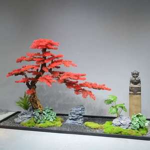 การออกแบบภูมิทัศน์ต้นสนเทียม, ต้นไซเปรสหน้าผาสีแดงขนาดใหญ่ต้อนรับแขก สำนักงาน <span class=keywords><strong>โรงแรม</strong></span> การออกแบบภูมิทัศน์หน้าต่าง - Product Image 6