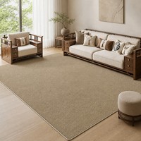 Tapis de luxe 3D grand format, doux, personnalisé, style traditionnel persan vintage, lavable, pour salon