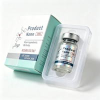 Étiquettes d'emballage de peptides, film BOPP holographique, 3 ml, 10 ml, 30 ml, RUO ODM