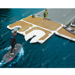 Funworldsport pontile gonfiabile piattaforma galleggiante gonfiabile piattaforma di attracco per <span class=keywords><strong>mare</strong></span> - Product Image 6