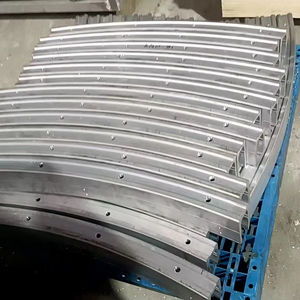 עיצוב מודרני למינציה זכוכית למינציה מעקה זכוכית מעוקל אלומיניום u מעקה ערוץ אלומנקה חיצוני להשתמש נעל בסיס - Product Image 5