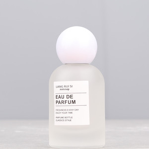 Envase de Vidrio Esmerilado Cuadrado de 30 ml a Bajo Precio para Cosméticos y Cuidado de la Piel, Botella de Perfume con Tapa y Collar de Plástico, Marca LK - Product Image 3