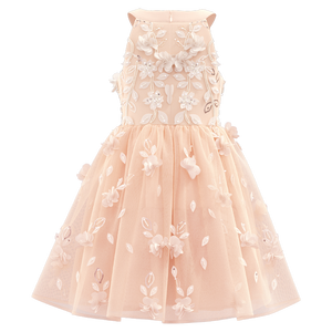 Robe en dentelle Vintage Occasional Girls ornée d'une élégante broderie florale - Product Image 2
