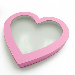 Caja de Regalo Grande en Forma de Corazón Rosa con Tapa, para Despedida de Soltera, Día de la Madre, Día de San Valentín, Empaque de Papel - Product Image 6