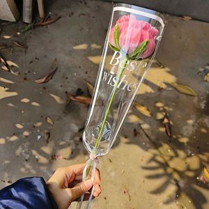 Bolsas de Embalaje para Ramos de Flores al por Mayor con Descuento, Bolsas de Plástico OPP con Marco Blanco para Arreglos Florales - Product Image 6