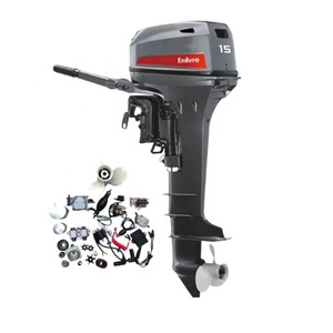 Nouveau moteur hors-bord à essence 2 temps 2 cylindres 15 CV 246 cm³ à faible puissance, prix usine - Product Image 4