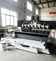 Machine de fraisage CNC rotative multi-têtes à 4 axes 3D pour le bois, haute efficacité, 4/6/8 têtes, fabriquée en Chine, routeur CNC 8 têtes pour le travail du bois
