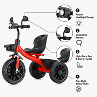 Tricycle pour enfants GEEN, prix d'usine, OEM, 3 roues, poussette, rickshaw, vélo pour enfants