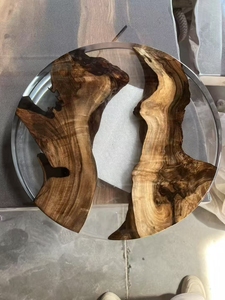 Hot cung cấp toàn cầu chuỗi DIY <span class=keywords><strong>Craft</strong></span> bàn ăn handmade tùy chỉnh gỗ Bảng <span class=keywords><strong>Top</strong></span> với nhựa Epoxy cho trang trí nội thất khách sạn sử dụng - Product Image 5