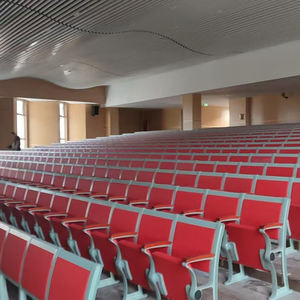 Venta Directa de Fábrica: Silla Moderna de Aluminio con Asiento Acolchado de Cuero para Aula Escolar, <span class=keywords><strong>Sala</strong></span> de Conferencias y Salas de Lectura - Product Image 3