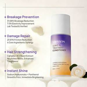 Balsamo per Capelli Senza Risciacquo OEM Anti-Crespo e Anti-Rottura, Nutriente con Olio di Semi di Camelia e Pantenolo, Crema Vegana per Capelli Lisci - Product Image 3