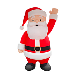 Babbo Natale Gonfiabile Personalizzabile in Tessuto Oxford con Luci LED per Decorazioni Festive - Product Image 5