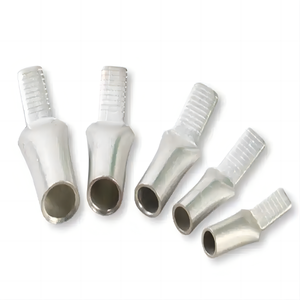 <span class=keywords><strong>Tubo</strong></span> <span class=keywords><strong>de</strong></span> Empalme <span class=keywords><strong>de</strong></span> <span class=keywords><strong>Cobre</strong></span> Estañado Serie C45, Conector Intermedio <span class=keywords><strong>de</strong></span> Cable <span class=keywords><strong>de</strong></span> <span class=keywords><strong>Cobre</strong></span> con Extremo Dividido, Tipo Crimp Recto Corto - Product Image 5