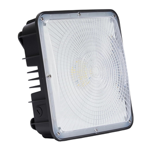 ETL DLC auvent lampe à led CCT <span class=keywords><strong>station</strong></span>-service accordable luminaire étanche blanc 110v 100-347v 80 watt 100 watt led auvent - Product Image 2