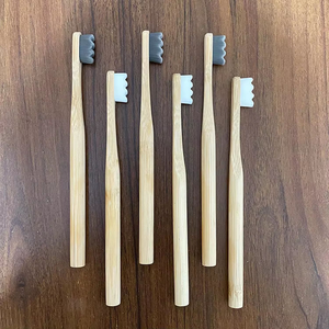 <span class=keywords><strong>Cepillo</strong></span> de <span class=keywords><strong>dientes</strong></span> de bambú con cerdas nano y mango de fibra de carbón vegetal, suave para encías sensibles, venta al por mayor - Product Image 3