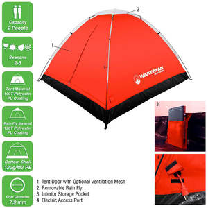 Tente <span class=keywords><strong>de</strong></span> camping <span class=keywords><strong>de</strong></span> luxe étanche, équipement <span class=keywords><strong>de</strong></span> camping en plein air - Product Image 4