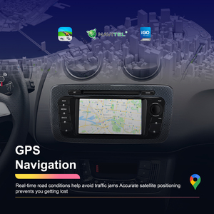 <span class=keywords><strong>Radio</strong></span> estéreo para coche Podofo de doble Din Android 6,2 pulgadas 1 + 32GB GPS/WiFi/BT/FM/RDS para Seat 2009-2013 Auto Electronics Autoradio OEM - Product Image 2