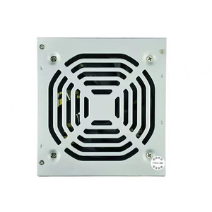 อะแดปเตอร์แปลงไฟคอมพิวเตอร์ ATX 200W สำหรับคอมพิวเตอร์สำนักงาน ใช้กับเคสคอมพิวเตอร์ ใช้พลังงาน 200 วัตต์ พัดลม 12 ซม. ฝาครอบสีเงิน สายแบนสีดำ - Product Image 1