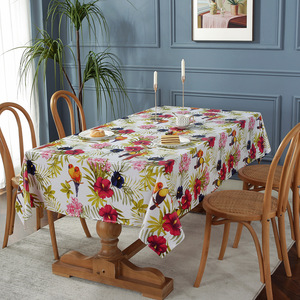 Rouleau de nappe en plastique pvc pour décoration intérieure personnalisée Rouleaux de nappe en <span class=keywords><strong>toile</strong></span> <span class=keywords><strong>cirée</strong></span> en plastique pvc Nappe de table <span class=keywords><strong>rectangulaire</strong></span> à impression non tissée - Product Image 1