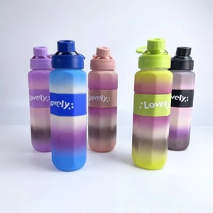 Bottiglia d'acqua in plastica da 1000 ml con manico - Product Image 2