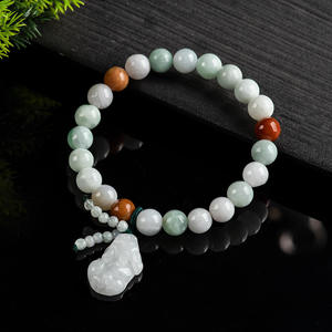 หยกพม่าแท้ธรรมชาติ หยกปี่เซียะ สร้อยข้อมือหยกสำหรับผู้หญิง ขายส่ง SL60 - Product Image 3