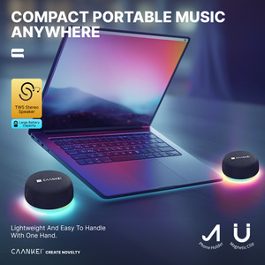 <span class=keywords><strong>Subwoofer</strong></span> Wireless BT con Base, <span class=keywords><strong>Audio</strong></span> Portatile da Scrivania, Grande Volume, Altoparlante Compatto e Portatile con Magnete - Product Image 2