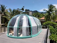 Orient Sunrooms Maisons en verre Projecteur Maison Projet Star Room Projection Star Room